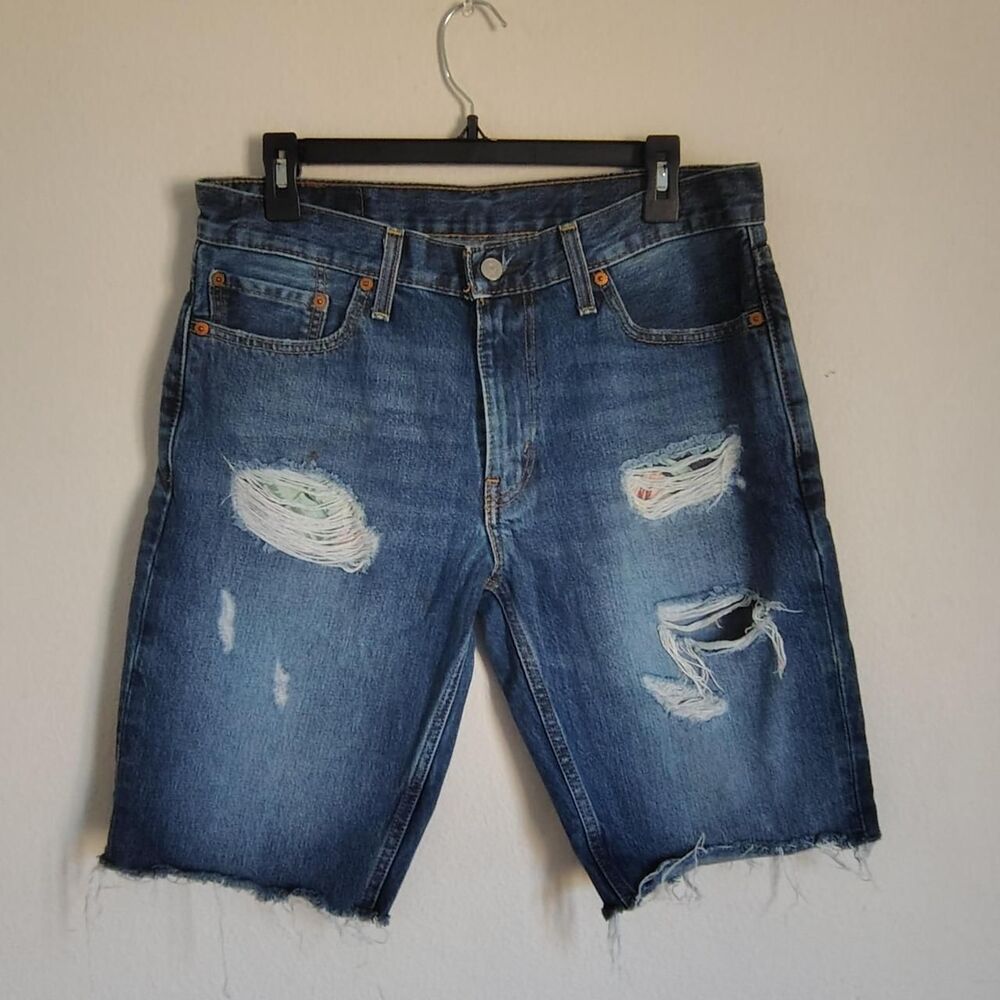 Levi-s Men's Blue and Navy Shorts